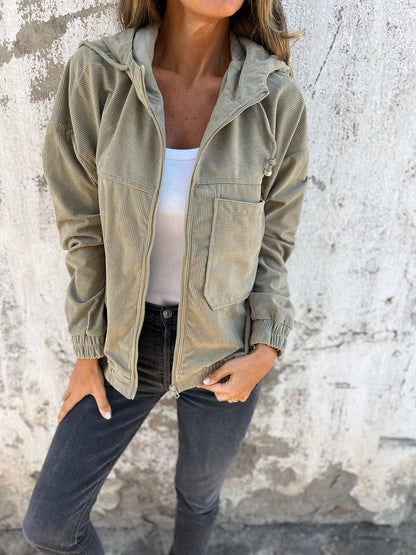 Dalina | Chaqueta con capucha y cremallera