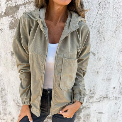 Dalina | Chaqueta con capucha y cremallera