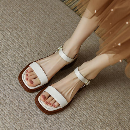 JUNEYA | Elegante sandaler i skinn